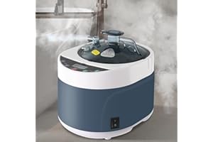 TaTalife Sauna Steamer, Portable Steam Generator with Remote Control, 4 Liters Stainless Steel Sauna Steamer Pot, Sauna Steam Machine with Timer Display, 1500W Home SPA Fumigation Sauna Steam Machine