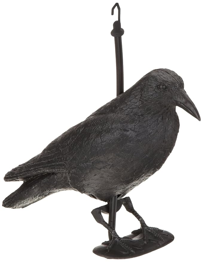 Brema Gartenfigur Rabe, Schwarz, 38 cm