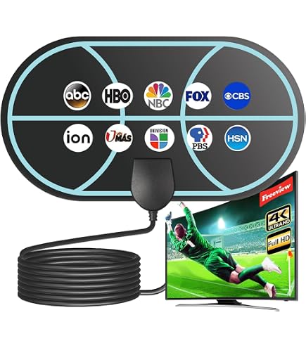 Philips Hover Amplified HD Digital TV Antenna, Long Range