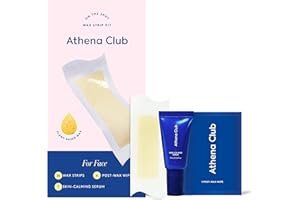 Athena Club Wax Strip Kit for Face