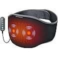 Snailax Heating Pad for Back Pain, Heated Pad with Adjustable Strap, Large Heating Pad for Cramps, 6 Heat Setting & 10 Timer Settings, 3 Vibration Modes, Lower Back Massager, Gifts