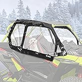 StarknightMT Cab Enclosure For RZR 2014-2023, Upgraded Zipper Waterproof Soft Upper Doors Side Window 2 Seater Compatible Wit