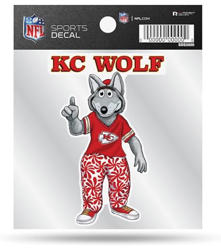 Kansas City Chiefs Ultra Decal Set - 11x17 Jumbo Removable Wall & Window Stickers (5 Decals, Officially Licensed)