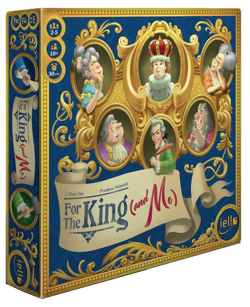 Iello | For The King (and Me) | Board Game | Ages 10+ | 2-5 Players | 30 Minutes Playing Time