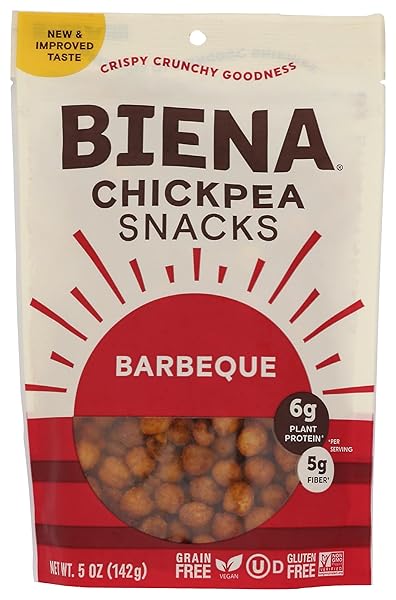 BIENA CHICKPEA SNACKS – CRUNCHY ROASTED CHICKPEAS –...