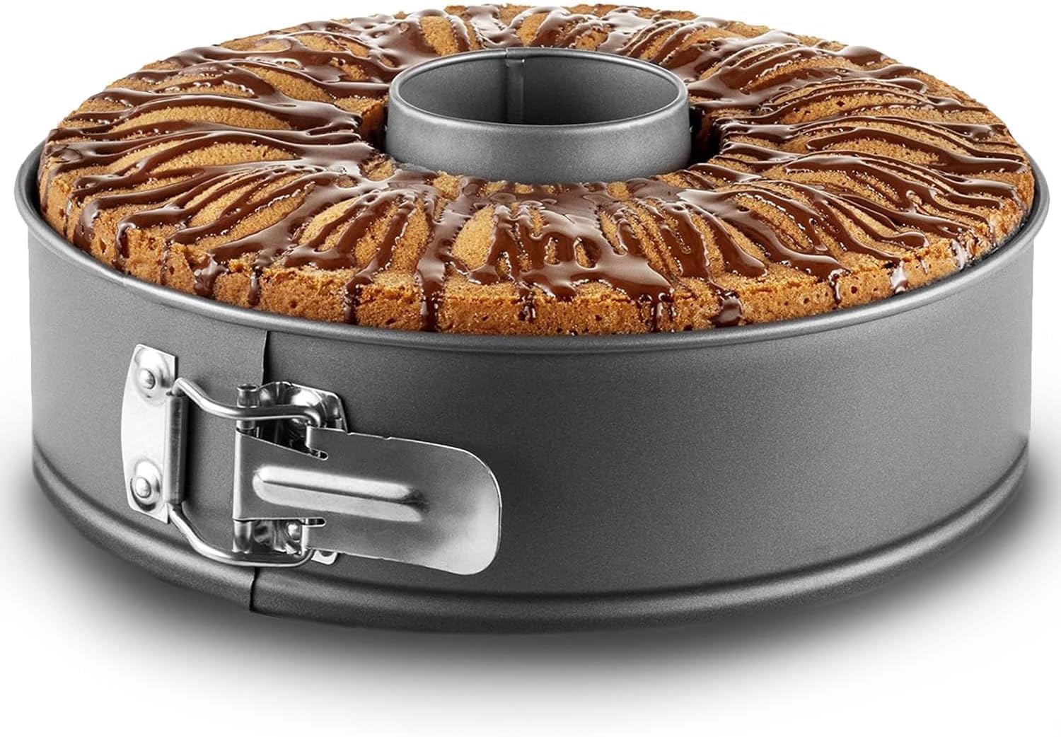 Happy Friends - 2 in 1 Cake pan - Removable Mould - Double Bottom - Non-Stick - Ø 26 cm