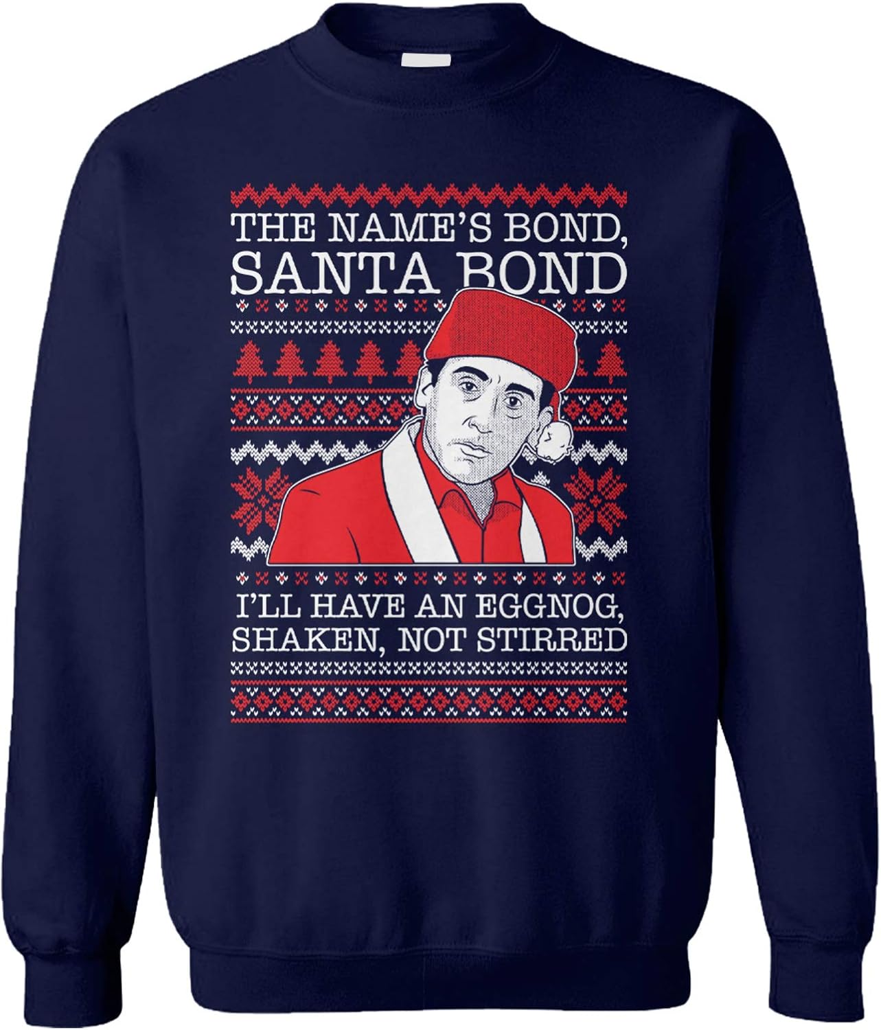 The Name's Bond, Santa Bond - Michael Scott Unisex Crewneck Sweatshirt