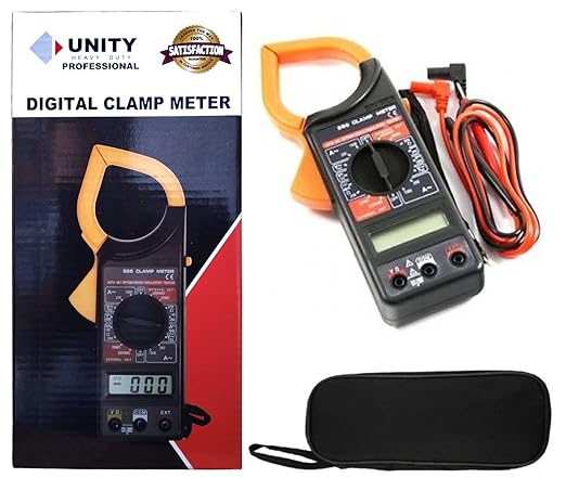 ISC Digital Clamp Meter with LCD Display Current Voltage Measurement Digital Multimeter