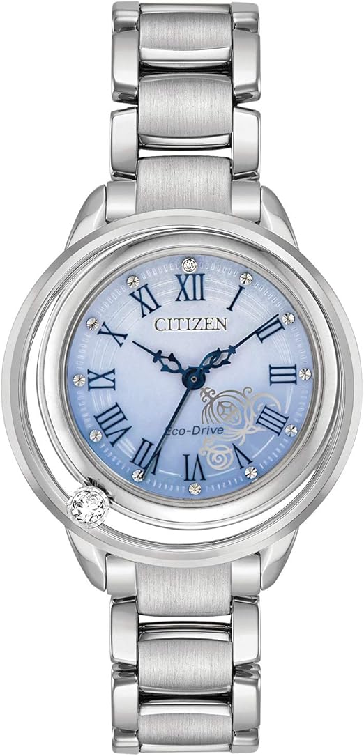 Amazon Com Citizen Eco Drive Disney Quartz Womens Watch Stainless Steel Cinderella Silver Tone Model Ew5510 53n Watches Amazon Com Citizen Eco Drive Disney Quartz Womens Watch Stainless Steel Cinderella Silver Tone Model Ew5510 53n Watches