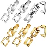 6 PCS Necklace Bracelet Extender Set, Jewelry Clasps for Women, Lobster Clasp Necklace Extender, Watch Extenders Clasp, DIY Jewelry Making (Gold, Silver)
