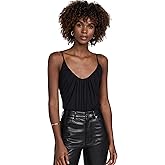 L'AGENCE Women's Gelina Ruched Thong Bodysuit