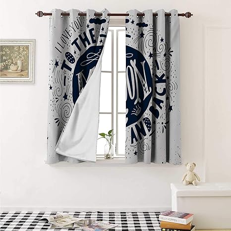 Amazon Com Love You Blackout Draperies For Bedroom When You Love