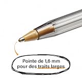 BIC Crystal Multicolour Pen Bag Pack Of 10 Multicoloured 0.6 mm 10 Colours view 5