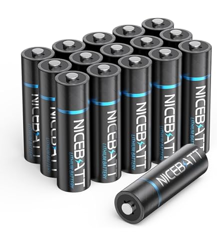 Baterías Recargables De Litio AA De 1.5 V Con Cargador Rápido De 2 Horas, Paquete De 4 Baterías De Larga Duración Doble A De 2800 MWh Para Cámara Blink Al Aire