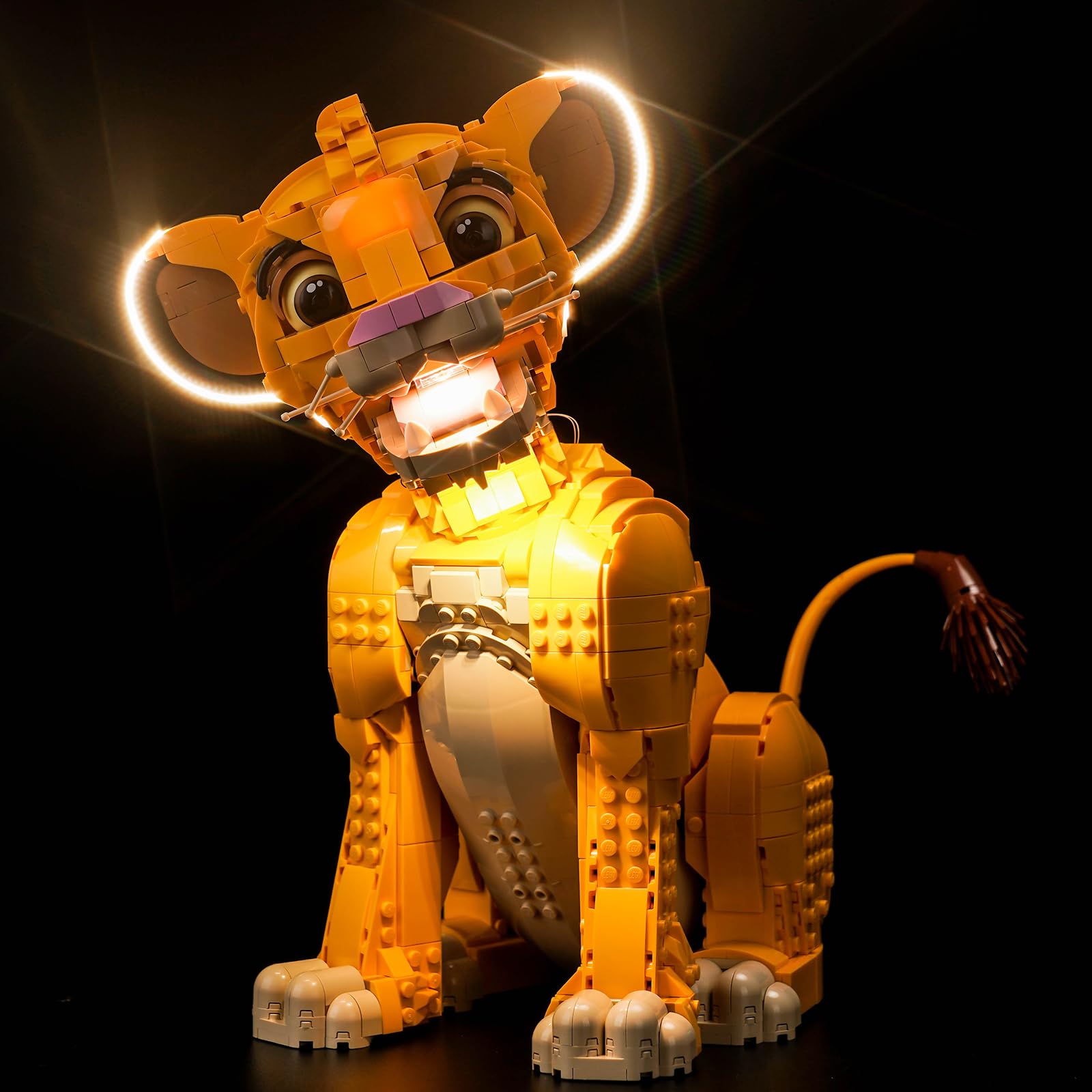 Led Licht Set für Lego 43247 Disney Simba der Junge König der Löwen (Kein Lego), Dekorationsbeleuchtungsset für Lego Young Simba The Lion King Kreative Spielzeug - Standard Version