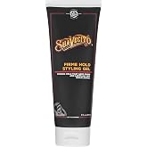 Suavecito Firme (Strong) Hold Styling Gel 8 oz -Original Scent, High Shine - Alcohol Free - Won't Dry or Flake, Lasts All Day, Works On All Hair Types And Textures