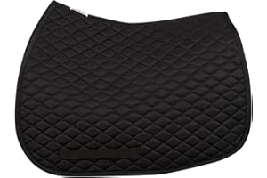 TuffRider Basic All Purpose Horse Riding Saddle Pad | Wither Relief Brushed Underside for Training and Competition
