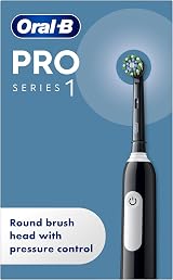 Oral-B Pro 1 Electric Toothbrush for Adults 2min Timer Gum Pressure UK Plug