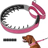 Mayerzon Martingale Dog Training Walking Collar for Pulling | Hot Pink, M | Patented No Pull Dog Collar for Medium Large Dogs Pitbull German Shepherd, Buckle, Reflective, Adjustable, Heavy-duty Nylon