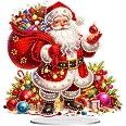 BAYUNOE DIY Diamond Art Painting Kit - 3Pcs Christmas Ornaments, Double-Sided Pattern, Handmade Decor
