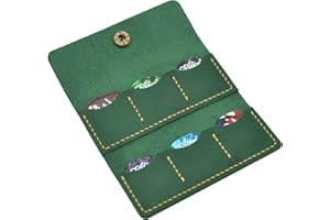 Turbosnail Guitar pick holder leather,Guitar pick holder gift,Leather guitar pick case, guitar pick case,Gift for guitarist (Dark Green)