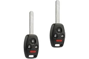 USARemote h-49308-4btn Key Fob Keyless Entry Remote Fits Honda Accord 2008 2009 2010 2011 2012 (KR55WK49308), Set of 2