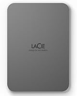 LaCie 2TB Portable External Hard Drive Space Grey Rescue Data Recovery Included view 1