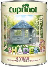 Cuprinol 5 Litre Garden Shades Paint Coastal Mist Wood Terracotta Brick Stone view 2