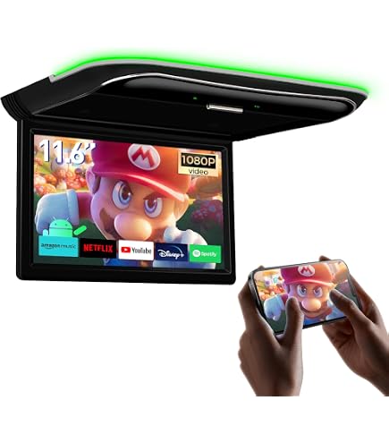 Amazon.com: XTRONS Android Car Overhead Player 11.6 Inch Wide IPS