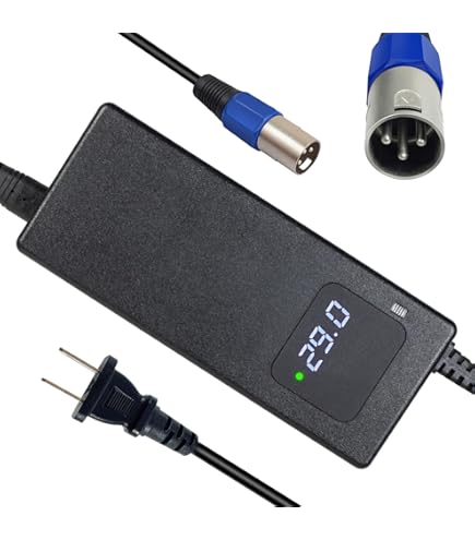 Amazon.com: YZPOWER 29.4V 4A Power Adapter for 24V/25.2V Li-Ion