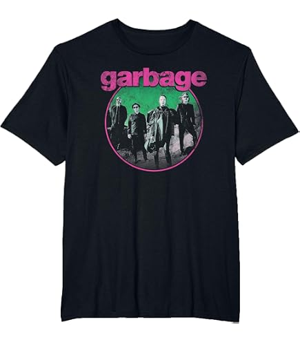 Amazon.com: Garbage Rock Band Since 1993 Adult Short Sleeve T