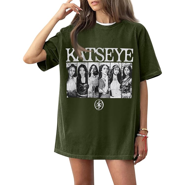 T-shirt Katseye Merch Beautiful Chaos - Coton, Coupe Décontractée Unisexe, Tailles S à 3XL