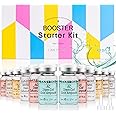 BB Facial Glow Starter Kit Serum Hyaluronic Acid Essence Skin Care Set 0.27oz 12 Vials, Skin Care Serum for Face BB Radiance Facial Kit