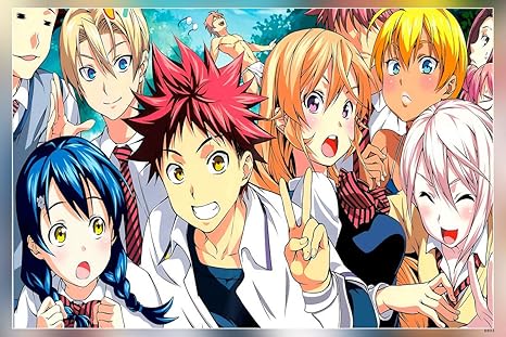 Amazon フード ウォーズ アニメシリーズ ポスター マット仕上げ ペーパープリント 12 X 18インチ マルチカラー K 5127 インテリア オンライン通販