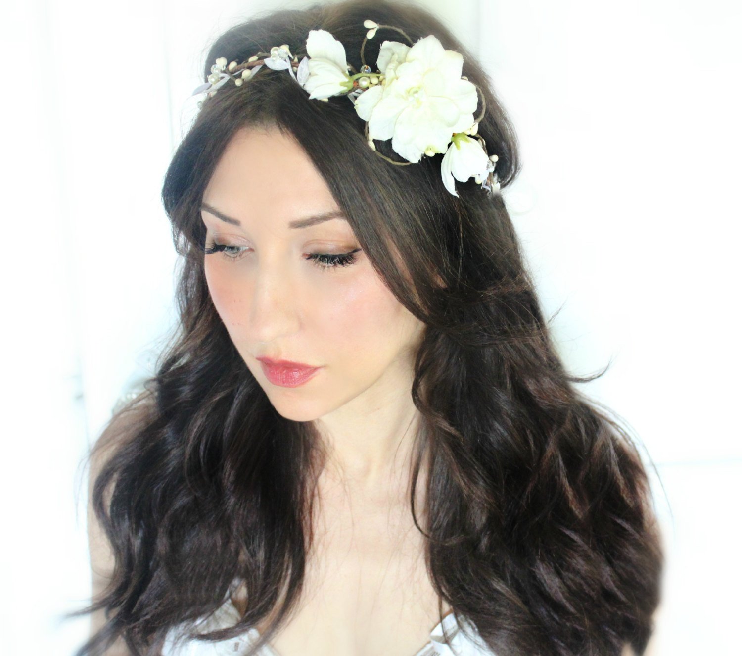 Amazon Com Flower Crown Wedding Flower Crown Wedding Headband