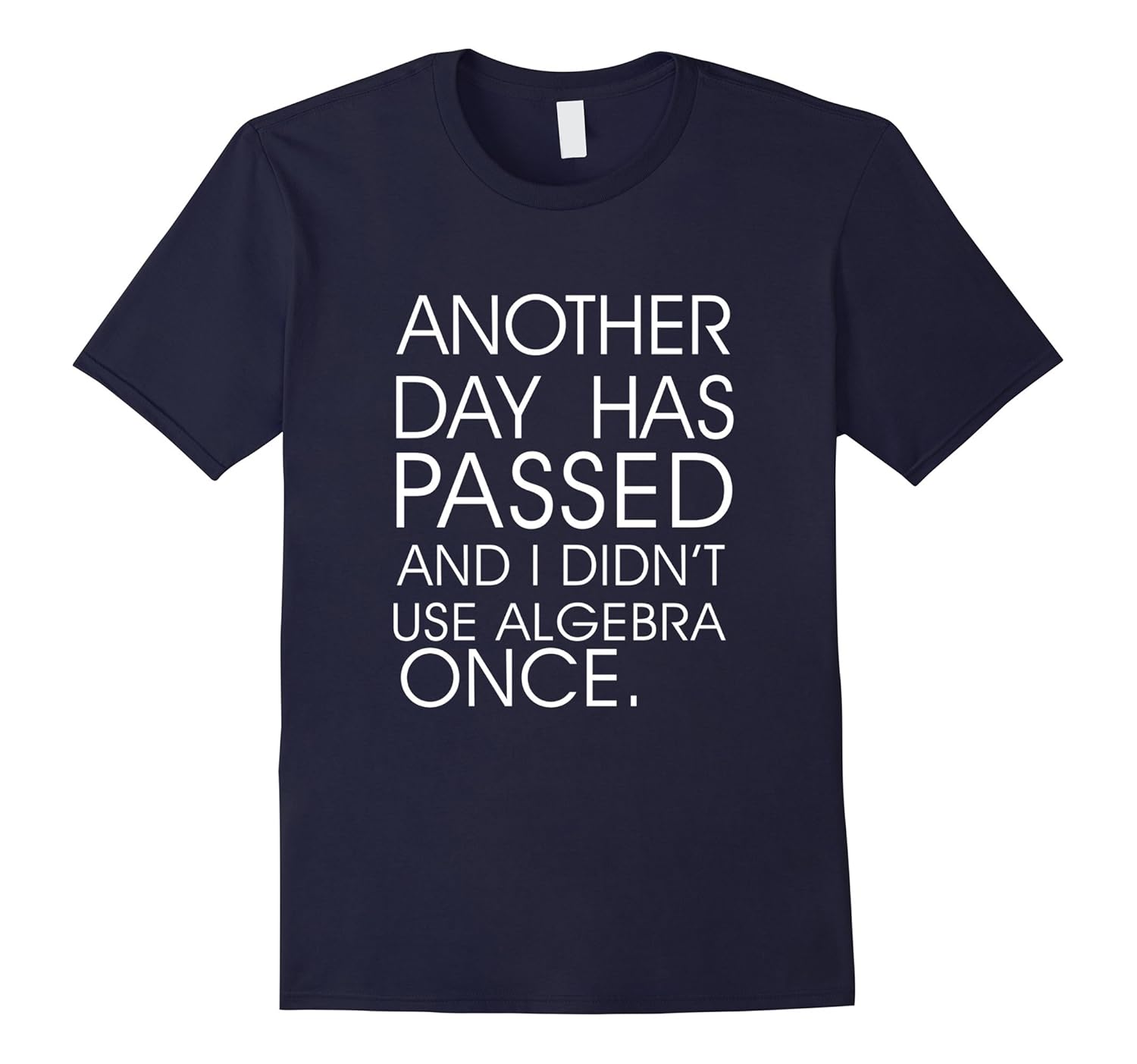 Another Day Has Passed And I Didn't Use Algebra Once T-shirt-Rose