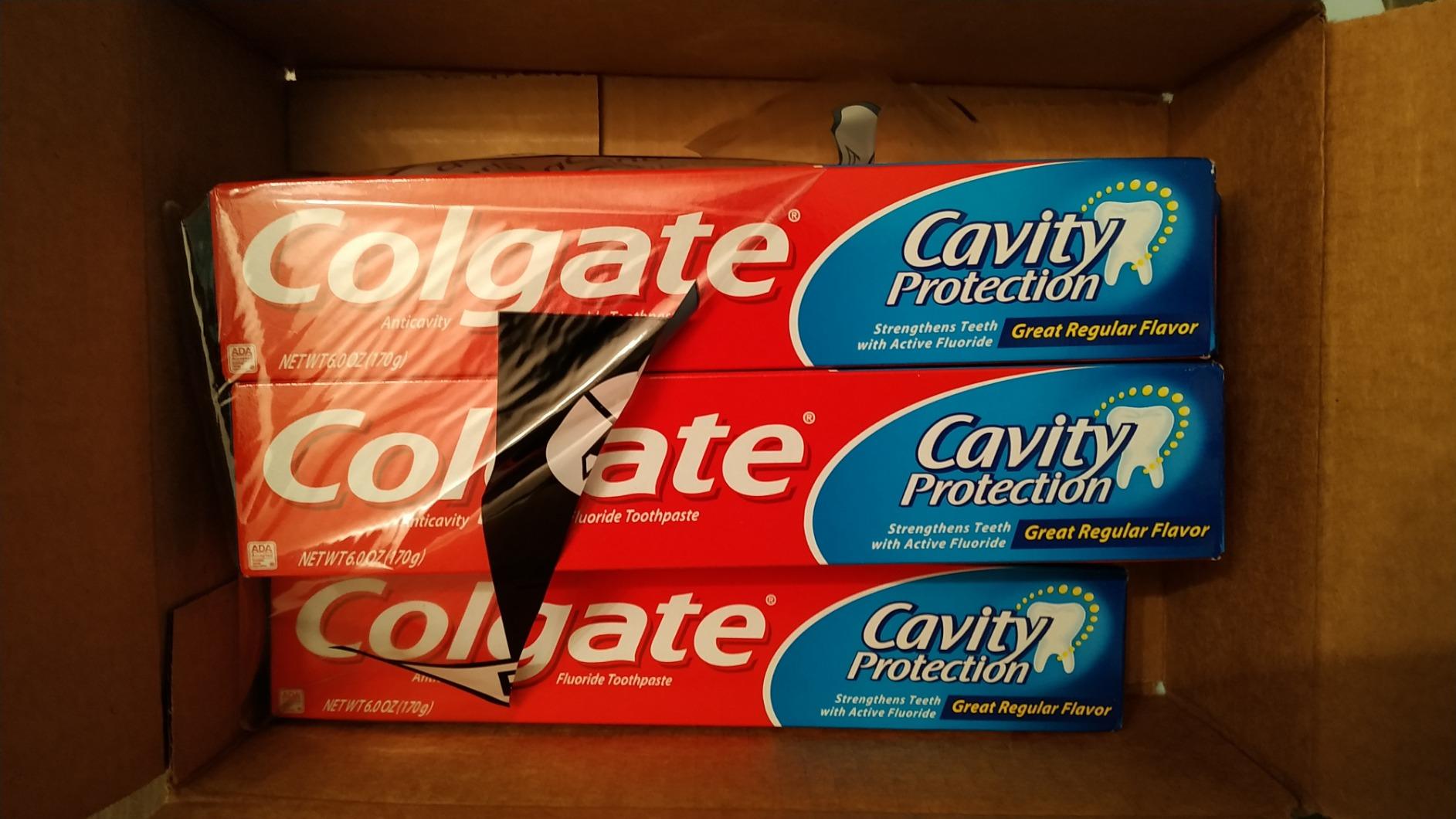 4/mo Finance Colgate Cavity Protection Travel Toothpaste with