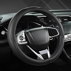 West Llama Microfiber Leather Car Steering Wheel