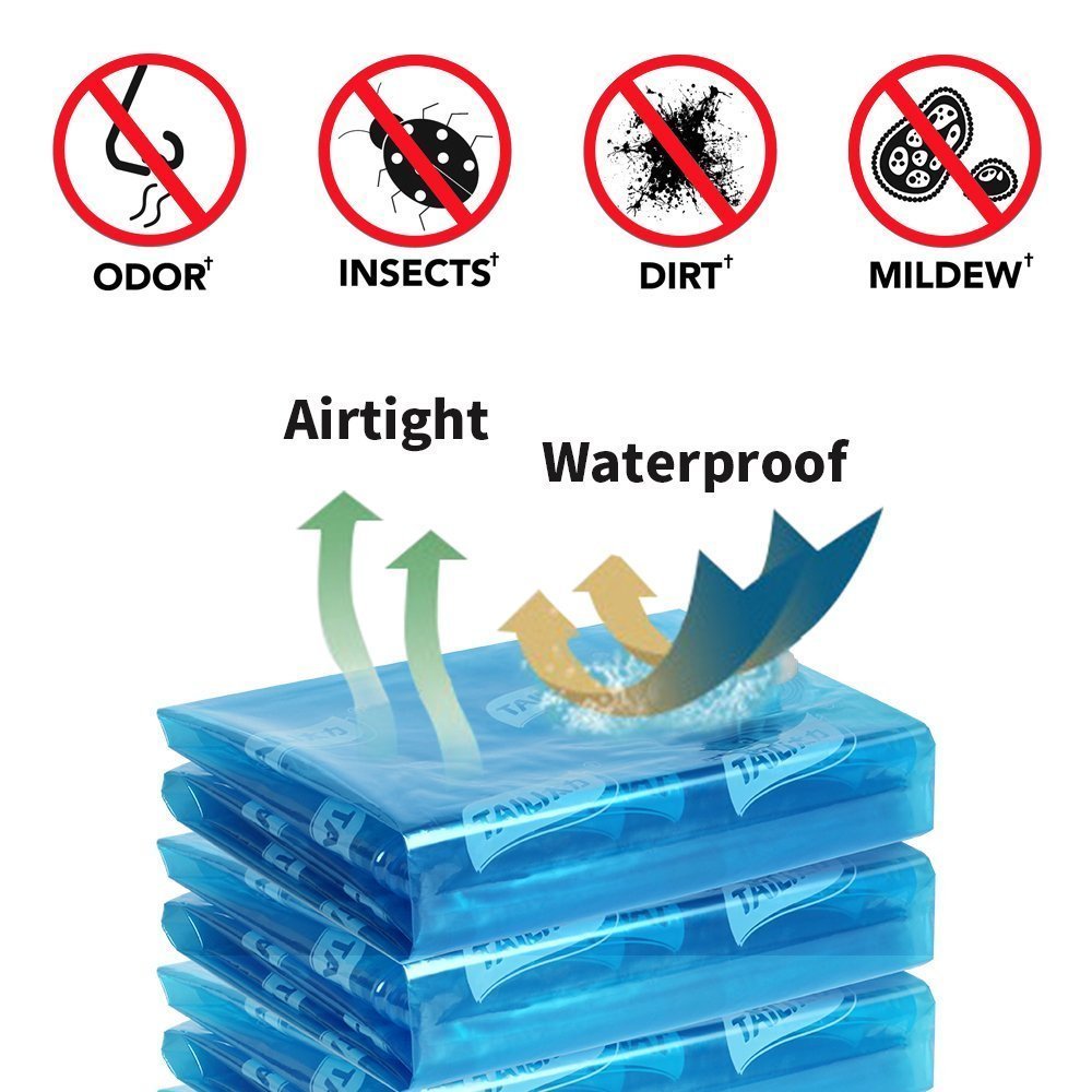 Kleidersack mit Kleiderhaken platzsparend TAILI Vakuumbeutel Hängend