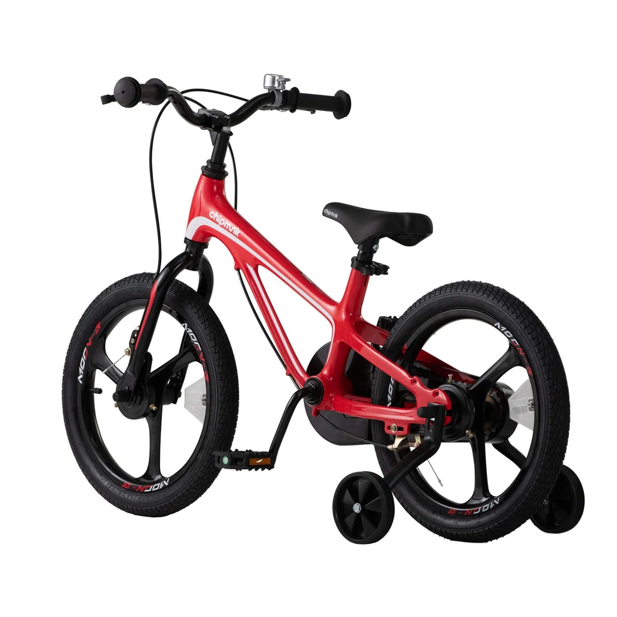 RoyalBaby Space Kids Bike 14 16 18 Inch Mg Aluminium Alloy Boys Girls Bicycle Ages 3-9 Years Disc Brakes Dual Handle Brakes Training Wheel Options