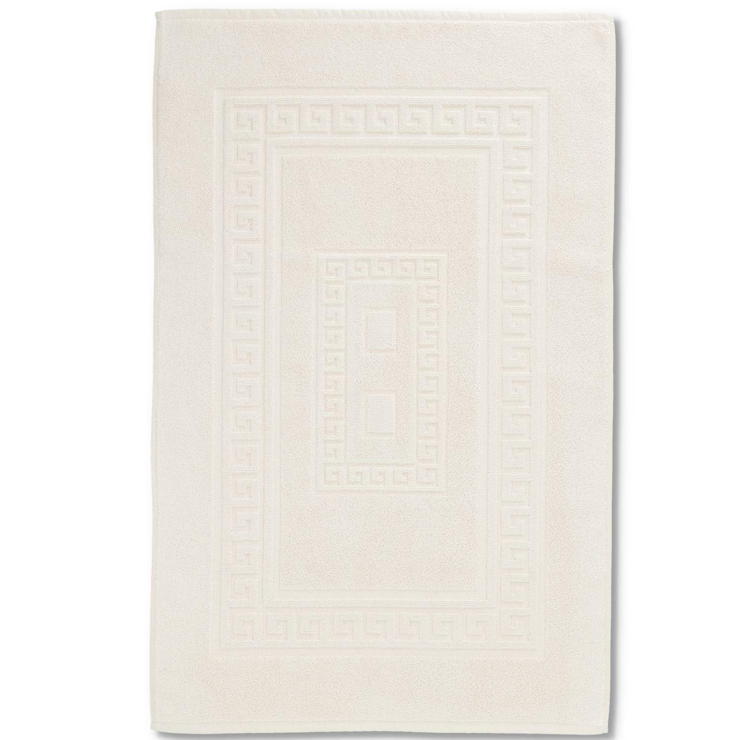 Casatessile Sponge bath mat 60X180 cm. Torino Absorbent Bathroom Mat in Cotton, Bathroom Mat Without Non-Slip - PANNA