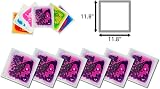 Art3d Liquid Floor Tile 12"x12" Purple Kids Room Play Mat Dance Floor Decor view 5
