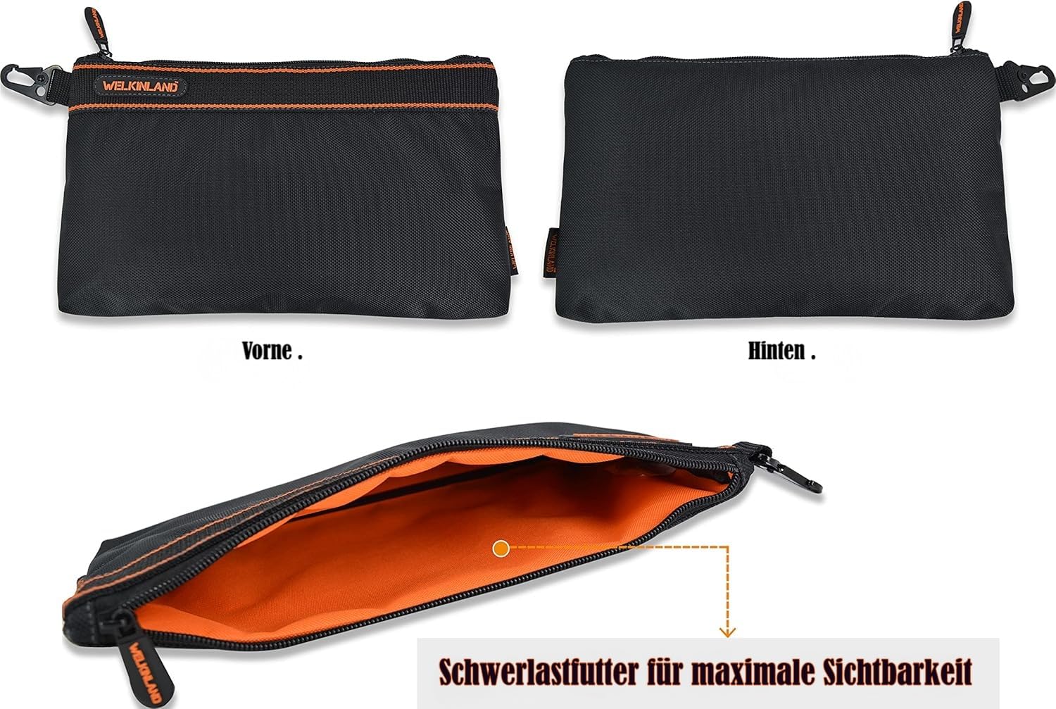 Kleine Werkzeugtasche, robuste Werkzeugtasche, ElektrikerWerkzeugtasche, Werkzeugtaschen mit Clip, ElektrikerWerkzeugtasche, Werkzeugtasche, kleine Werkzeugtasche, Werkzeugtasche mit 5