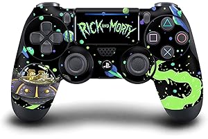 Head Case Designs Officially Licensed Rick And Morty The Space Cruiser Graphics Vinyl Sticker Gaming Skin Decal Cover Compatible With Sony PlayStation 4 PS4 DualShock 4 Controller
