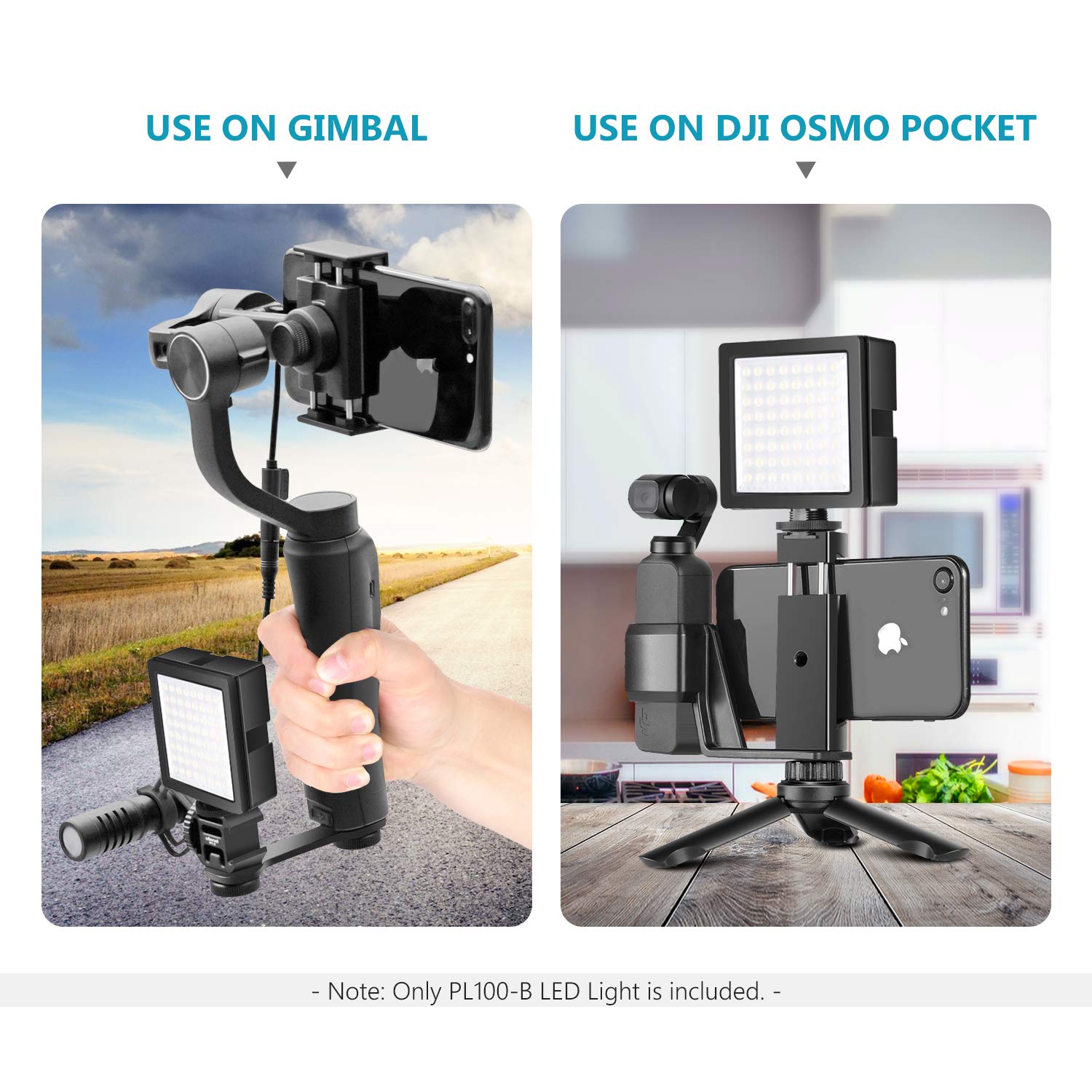 Neewer Ultra Brillante Mini Luz Video 49 LED Panel de Alta Potencia