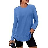 XIEERDUO Women's Workout Tops Long Sleeve Quick Dry UPF 50+ Sun Protection Shirts for Hiking Running S-3XL