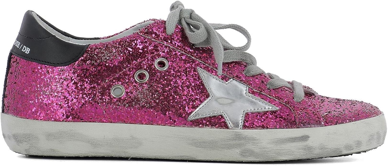 fuchsia golden goose sneakers