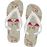 Personalized Mouse Love Flip Flops