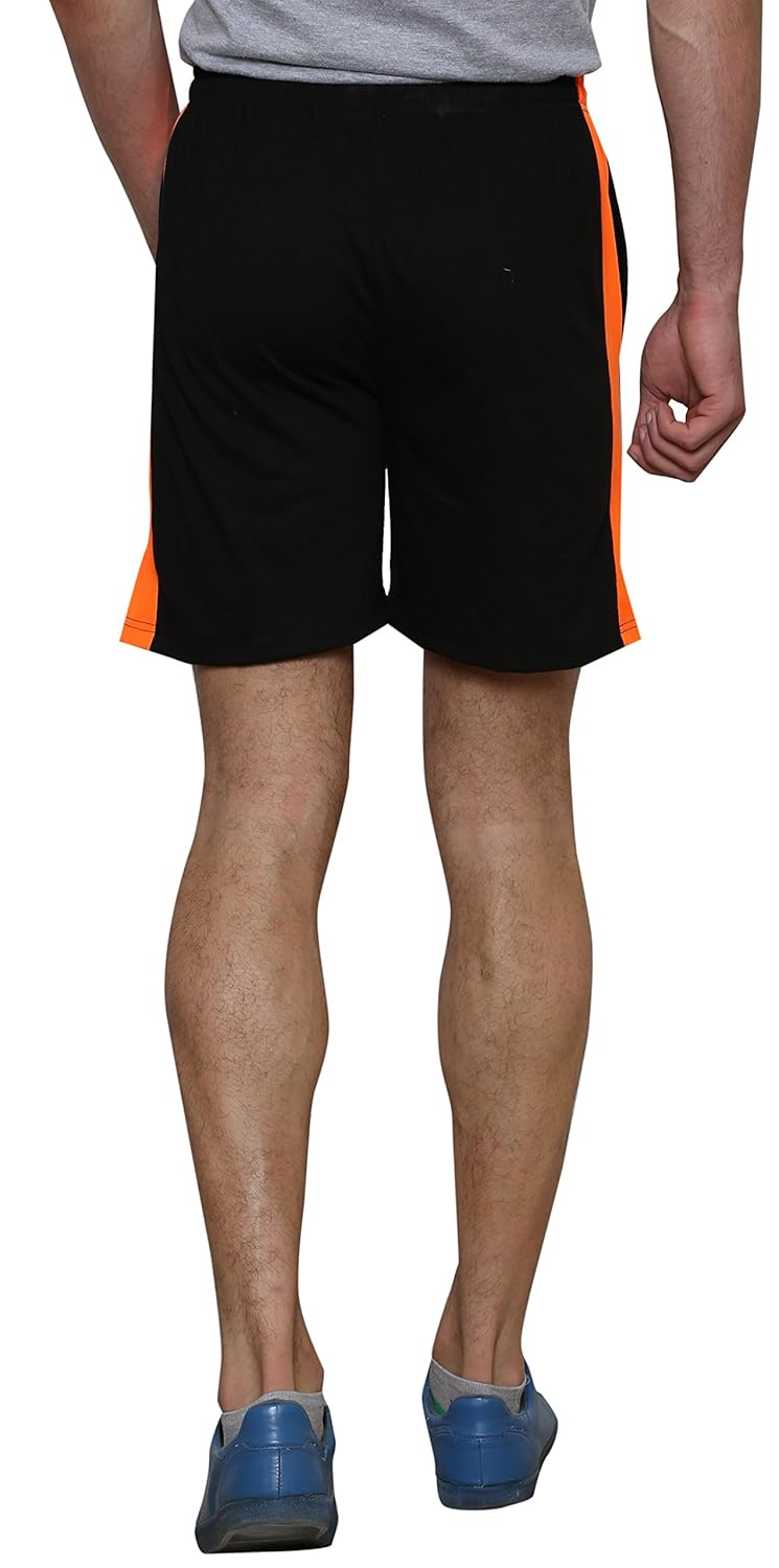 syda men's cotton shorts - black