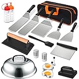 18PCS Griddle Accessories Kit, Flat Top Grill